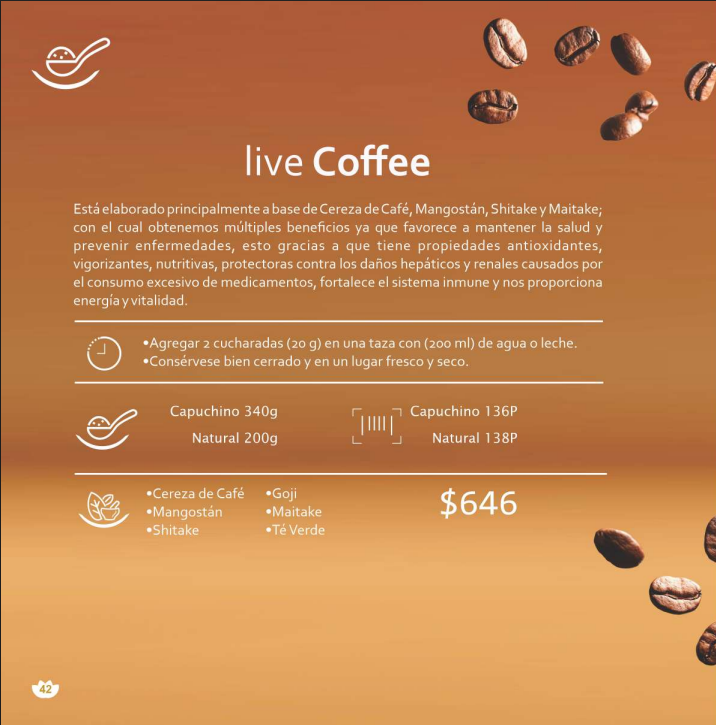 live Coffee - Capuchino